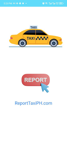 Android application ReportTaxiPH screenshort