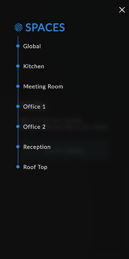 Spaces - Lighting Management Screen 2