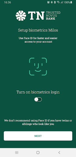 Trusted Novus Bank Cards Screen 3