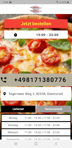 Primo Pizza Geretsried Screen 2