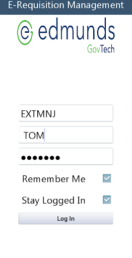 MCSJ E-Requisition Management Screen 3