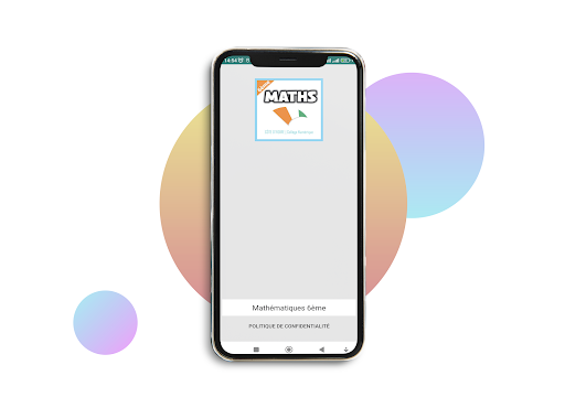 Android application Cours de Maths 6ème Collège screenshort