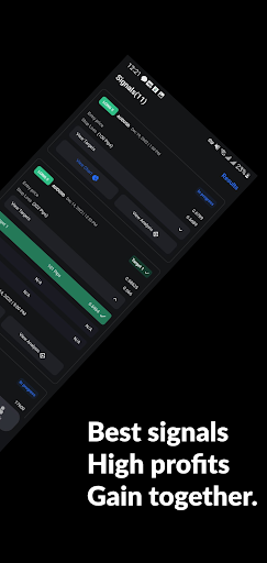 Android application SquadTrader - Forex signals screenshort