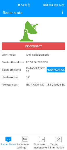 Android application ISensor screenshort