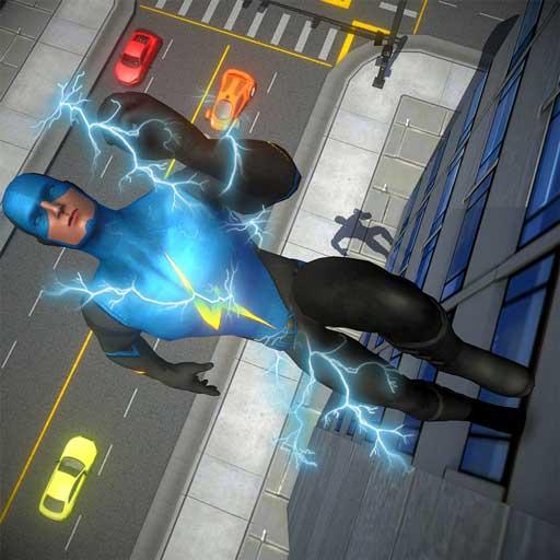Speed Superhero Lightning Game logo