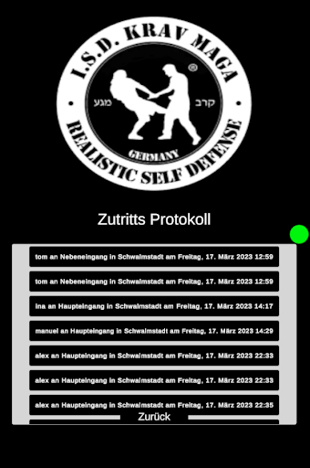 Android application InDefense-Admin screenshort