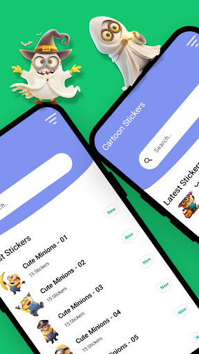 Screenshot of Cartoon Stickers - WA