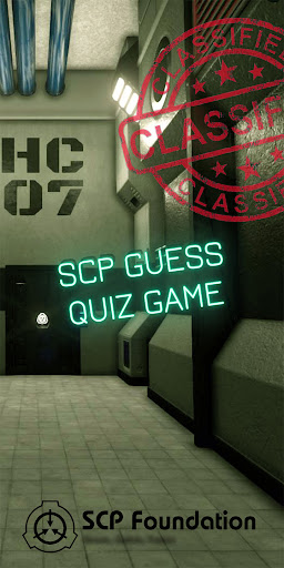 Android application scp quiz game screenshort