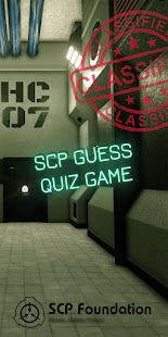 scp quiz game 1.8 APK screenshots 1