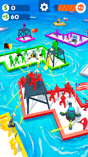 Android application War of Rafts: Crazy Sea Battle screenshort