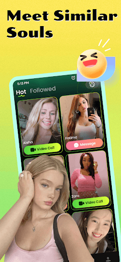 Android application VSChat:Live video chat screenshort