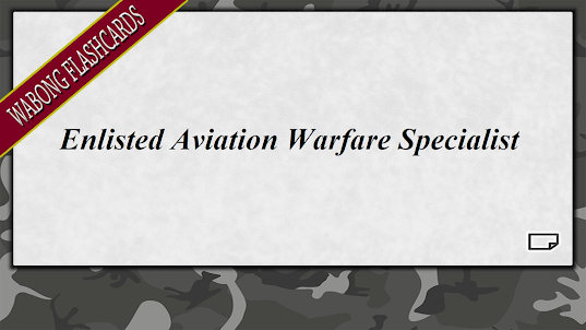 EAWS Enlisted Aviation Warfare
