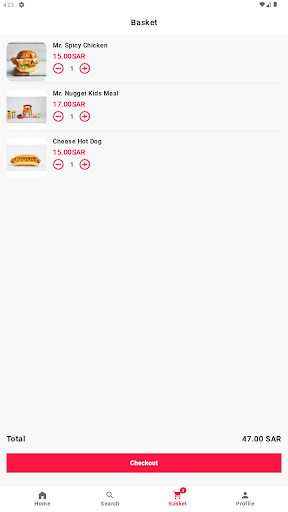 MR. B BURGER Screen 3