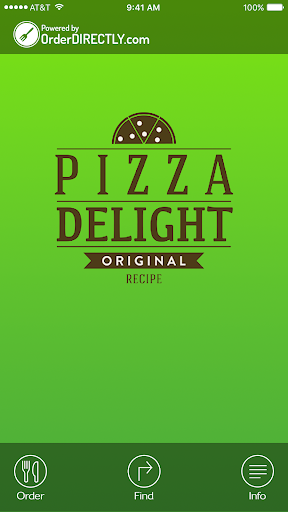 Android application Pizza Delight, Pontypridd screenshort