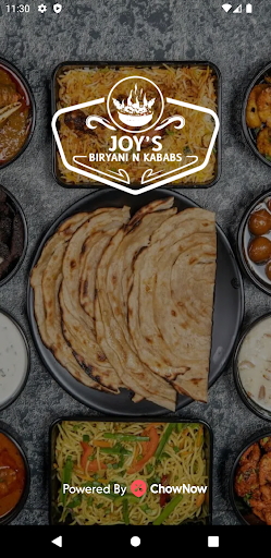 Android application Joy's Biryani N Kababs screenshort