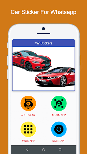 Android application Car Stickers For Whatsapp screenshort