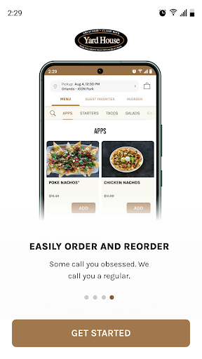 Screenshot of Yard House