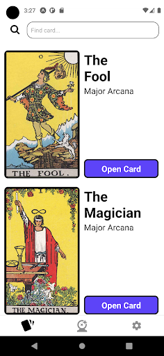 MyTarotGuide Screen 2