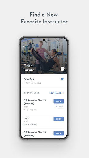Screenshot of Club Pilates