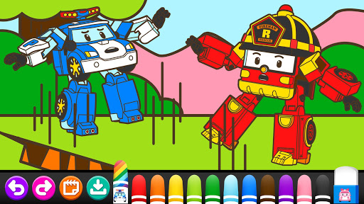 Screenshot of Robocar Poli SketchBook - Kids