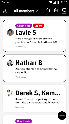 Eclipse Lacrosse Club Screen 2
