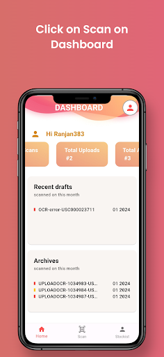 Android application HD SKANRS screenshort