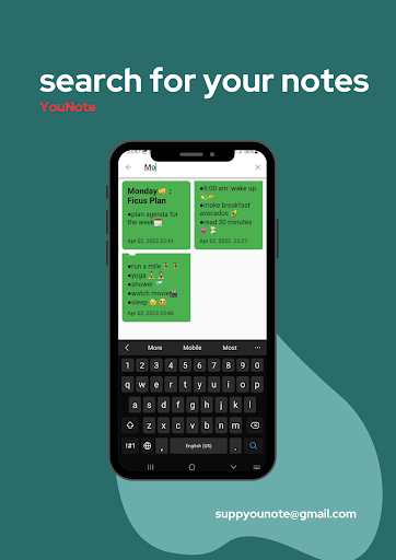 YouNote Bloc-notes, notes Screen 3
