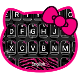 Black Diamond Kitty Theme&Emoji Keyboard icon