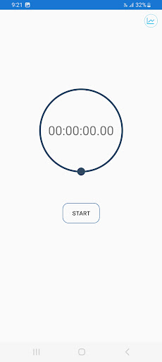 Android application Cronómetro screenshort