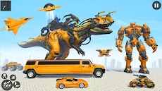 Flying Dino Robot Car Gamesのおすすめ画像1