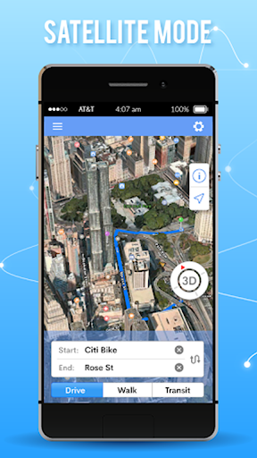 GPS Maps, Directions & Routes Screen 2
