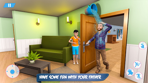 Happy Virtual Family: Prank Hero Family Games 3D apklade screenshots 1