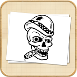 How To Draw Skull Tattoo icon