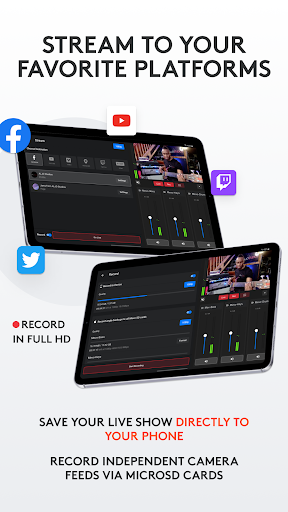 Screenshot of Logitech Mevo Multicam