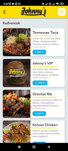 Johnnys Bistro Budapest Screen 2
