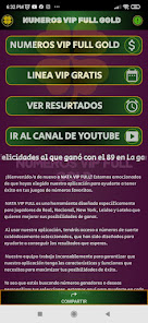 Screenshot 2 Numeros Suerte VIP Full Gold android