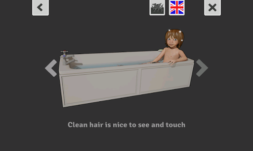 How to wash hair in a bath