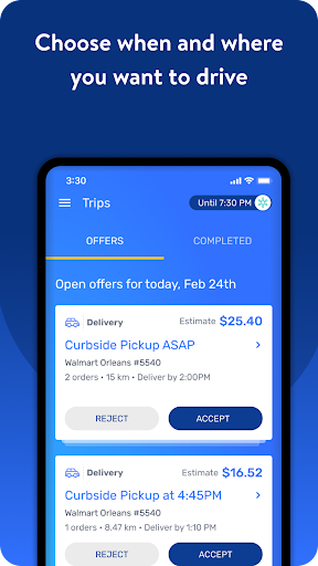 Spark Driver Screen 2