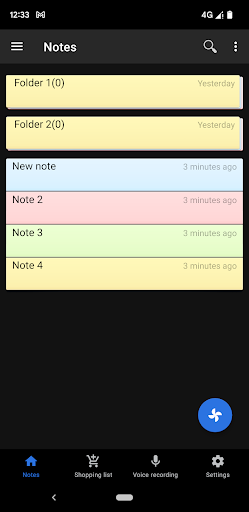 Android application Notes Notepad App screenshort