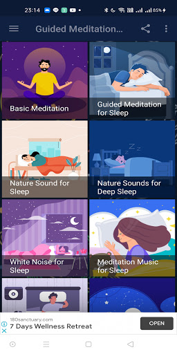 Guided Meditation Free App - Sleep & Relaxation screenshot 1