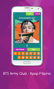 BTS Army Quiz - Kpop Filipino 8.3.4 APK + Mod (Unlimited money) إلى عن على ذكري المظهر