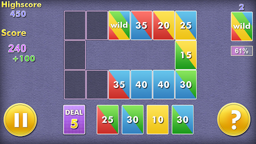 Android application Match The Color Solitaire screenshort