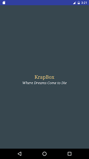 KrapBox Screen 2