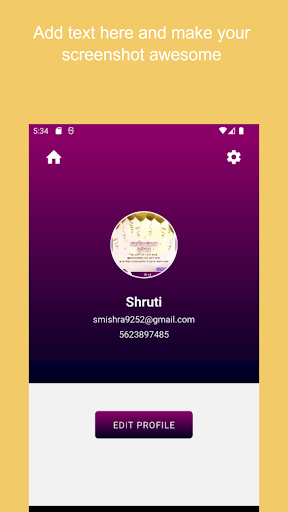 Android application Socifly screenshort