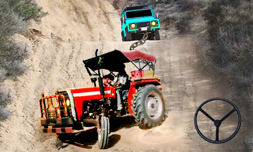 Android application 3D Tractor Driving Simulator screenshort
