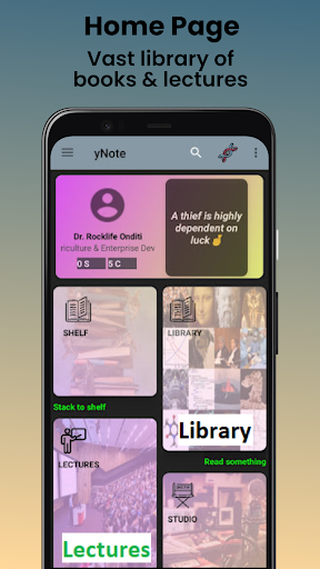 Android application yNote Studios screenshort
