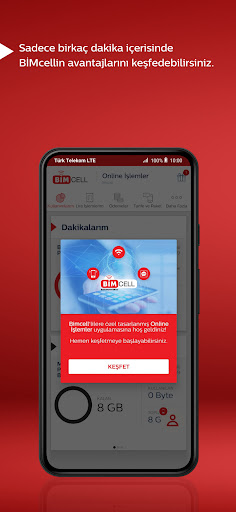 Bimcell Online İşlemler Screen 2