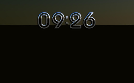 Moscow DIGITAL CLOCK WIDGET