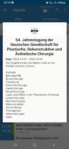 54. Jahrestagung der DGPRÄC Screenshot 3 - AppWisp.com