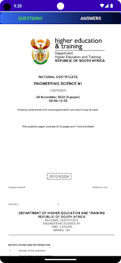 TVET N1 Engineering Science Screen 2